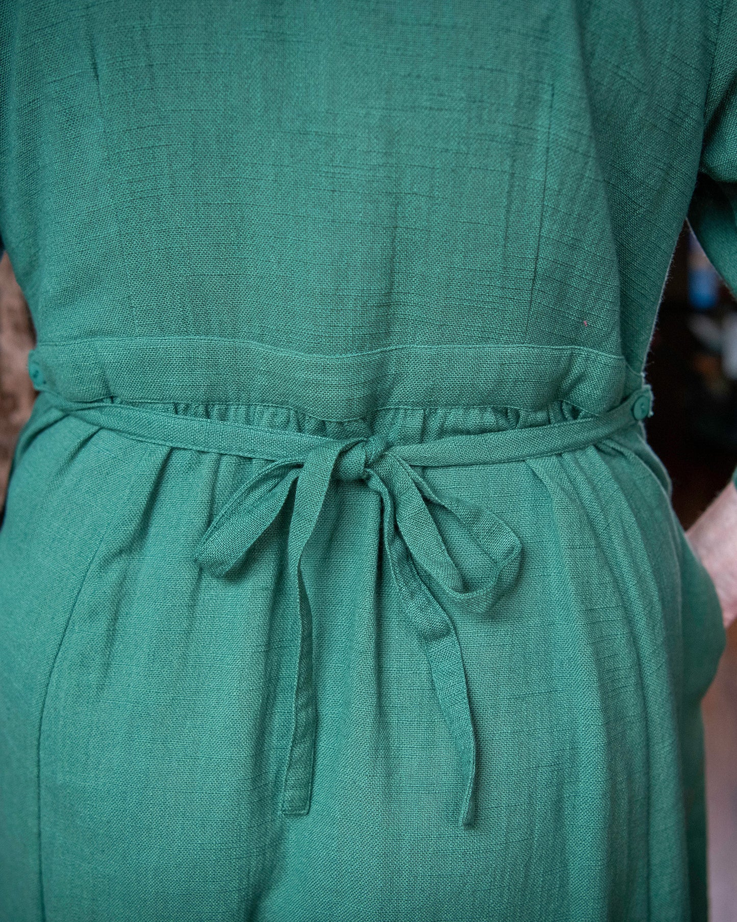 LAURA Dress in Emerald