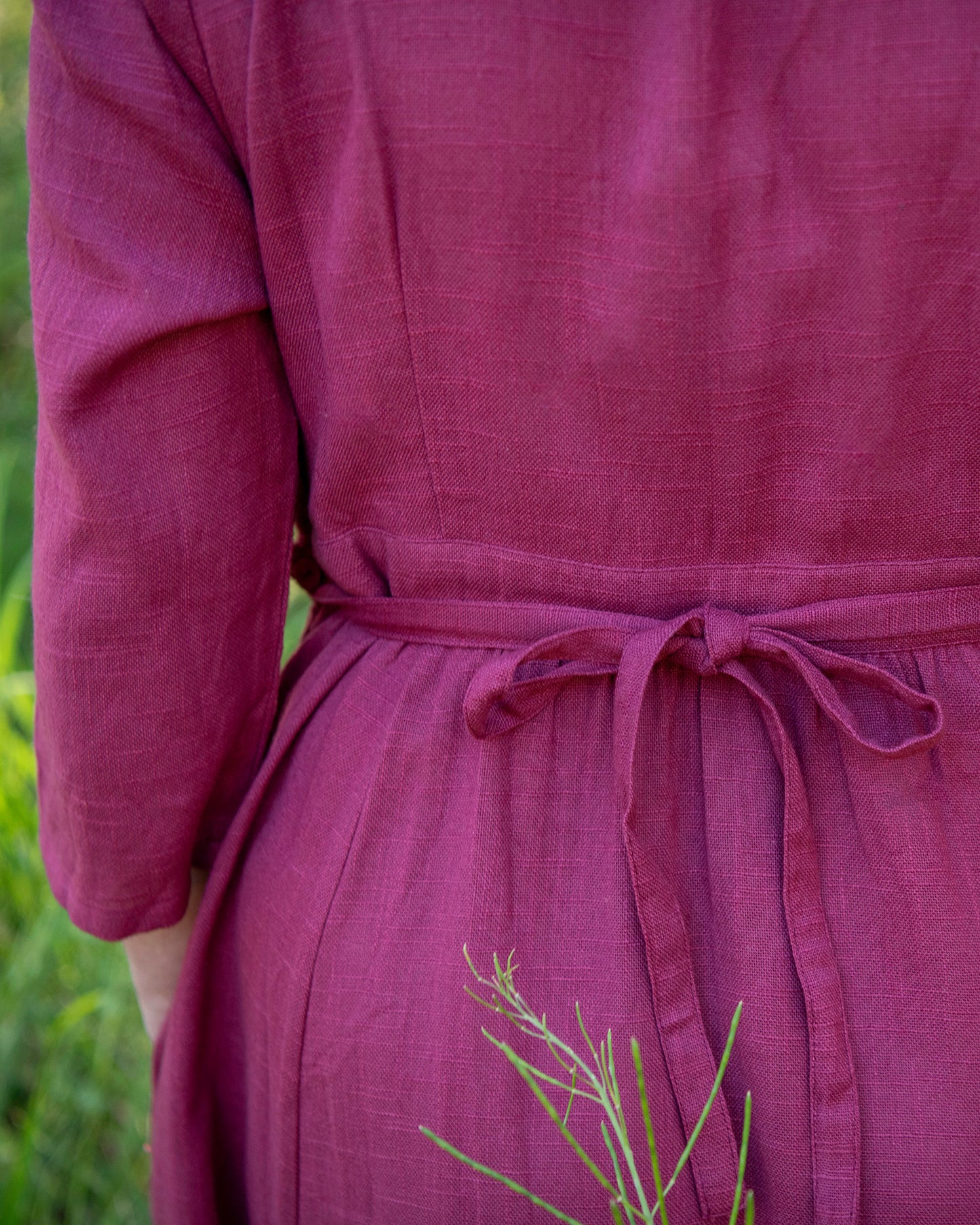LAURA Dress in Plum