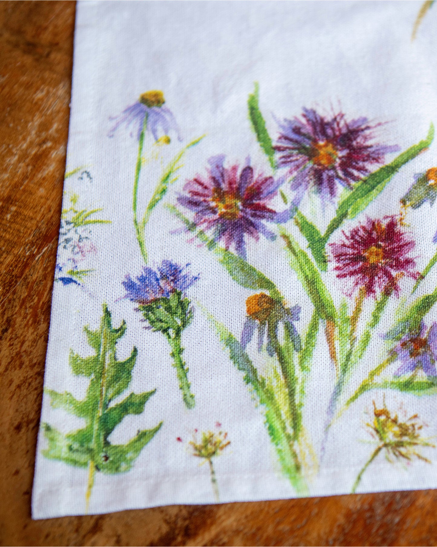 April's Field Flowers Tea Towel