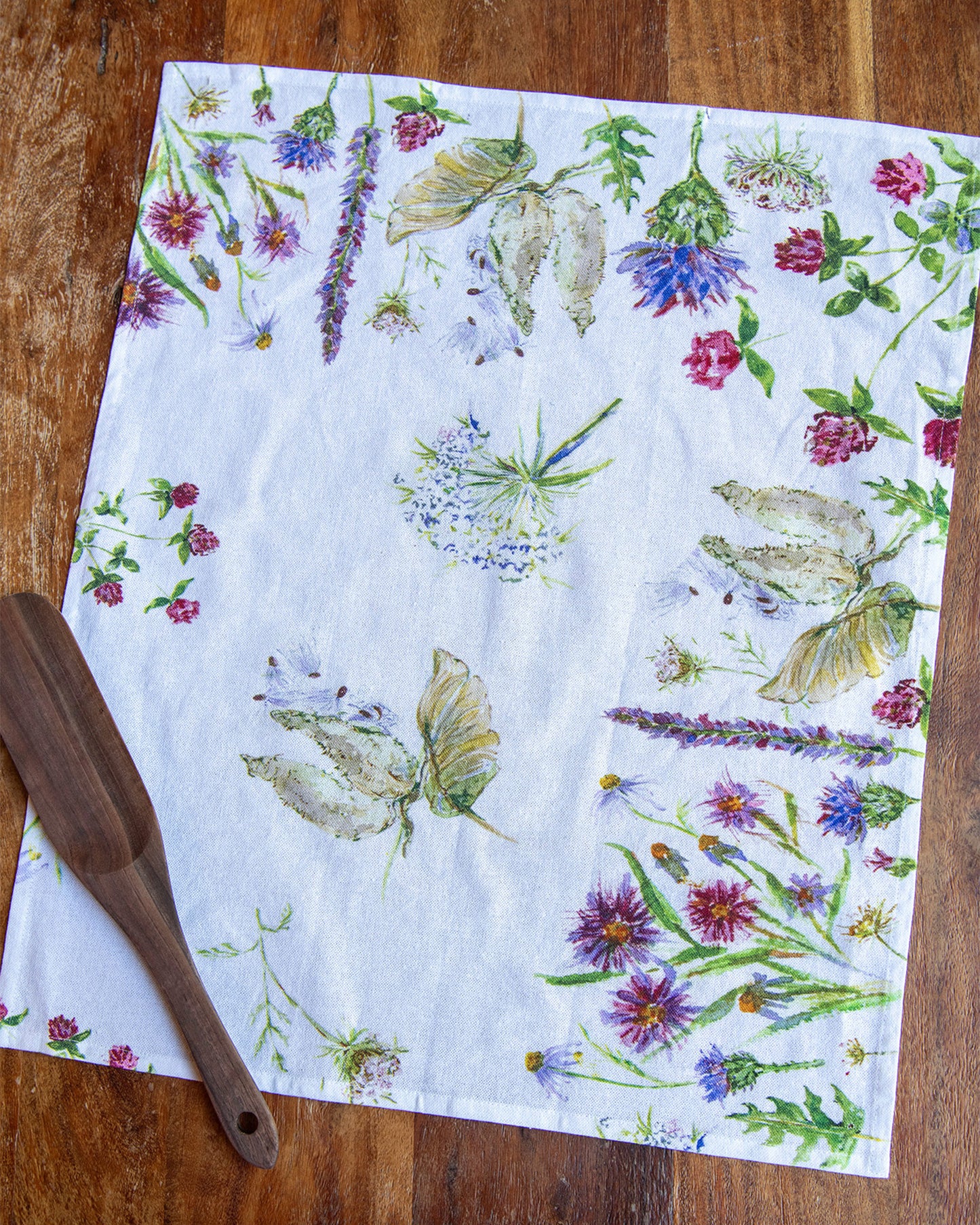April's Field Flowers Tea Towel