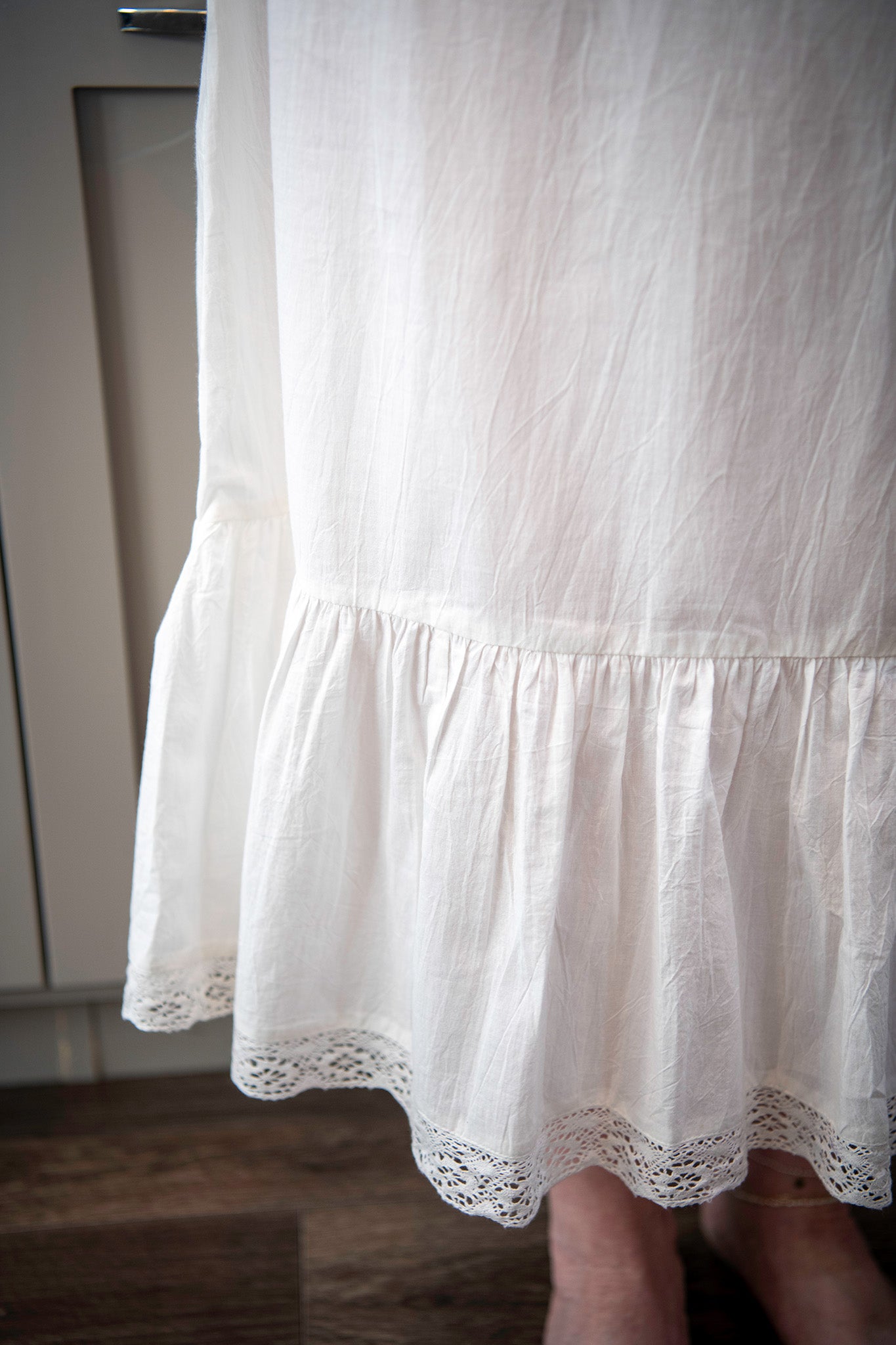 The Eden Slip in White (V-neck)