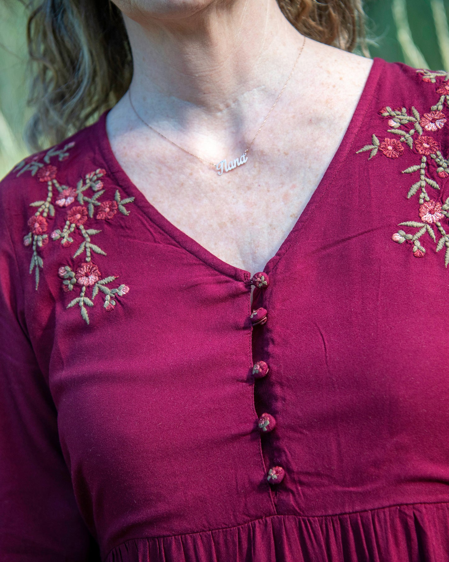 ORCHARD Dress in Plum