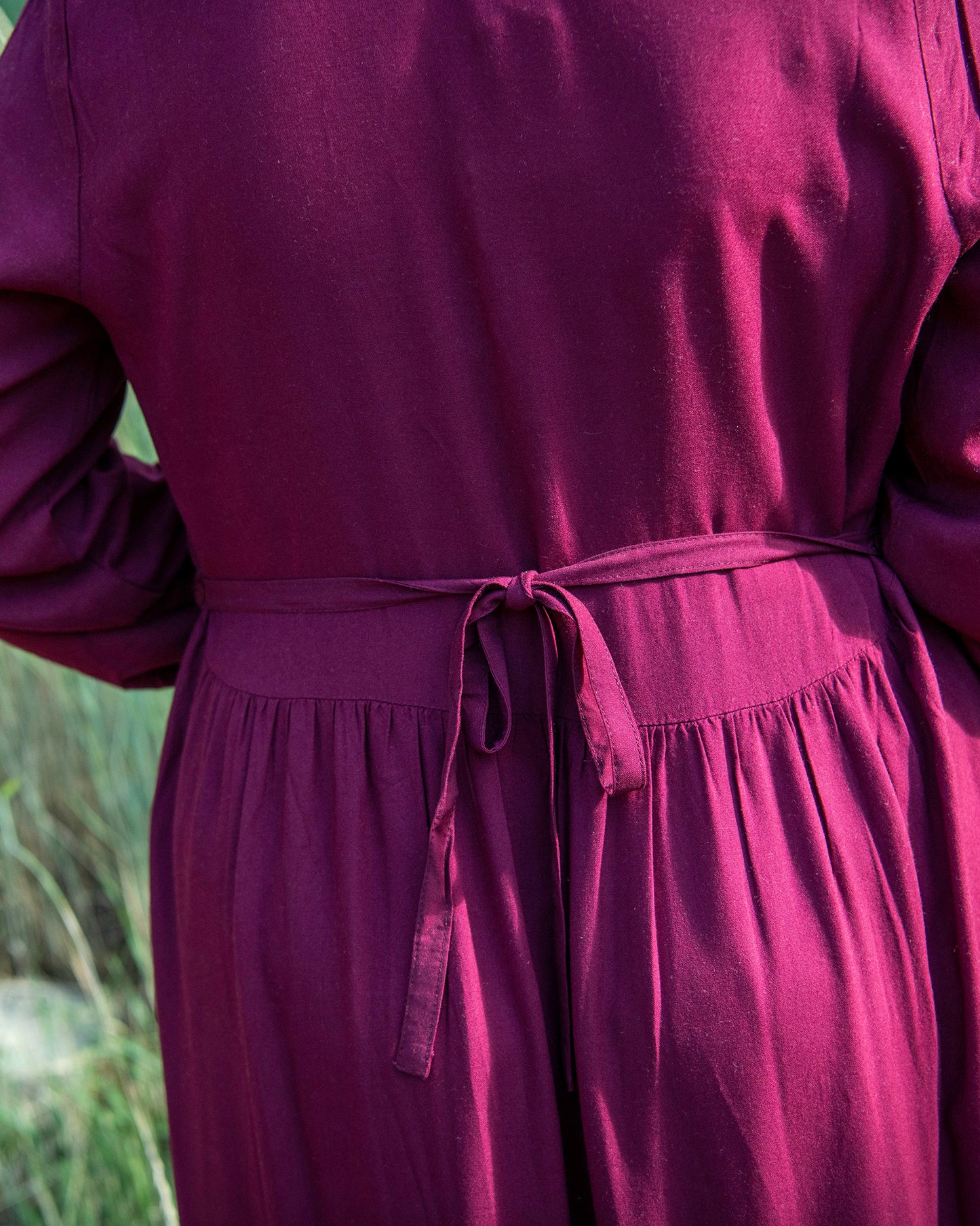 ORCHARD Dress in Plum