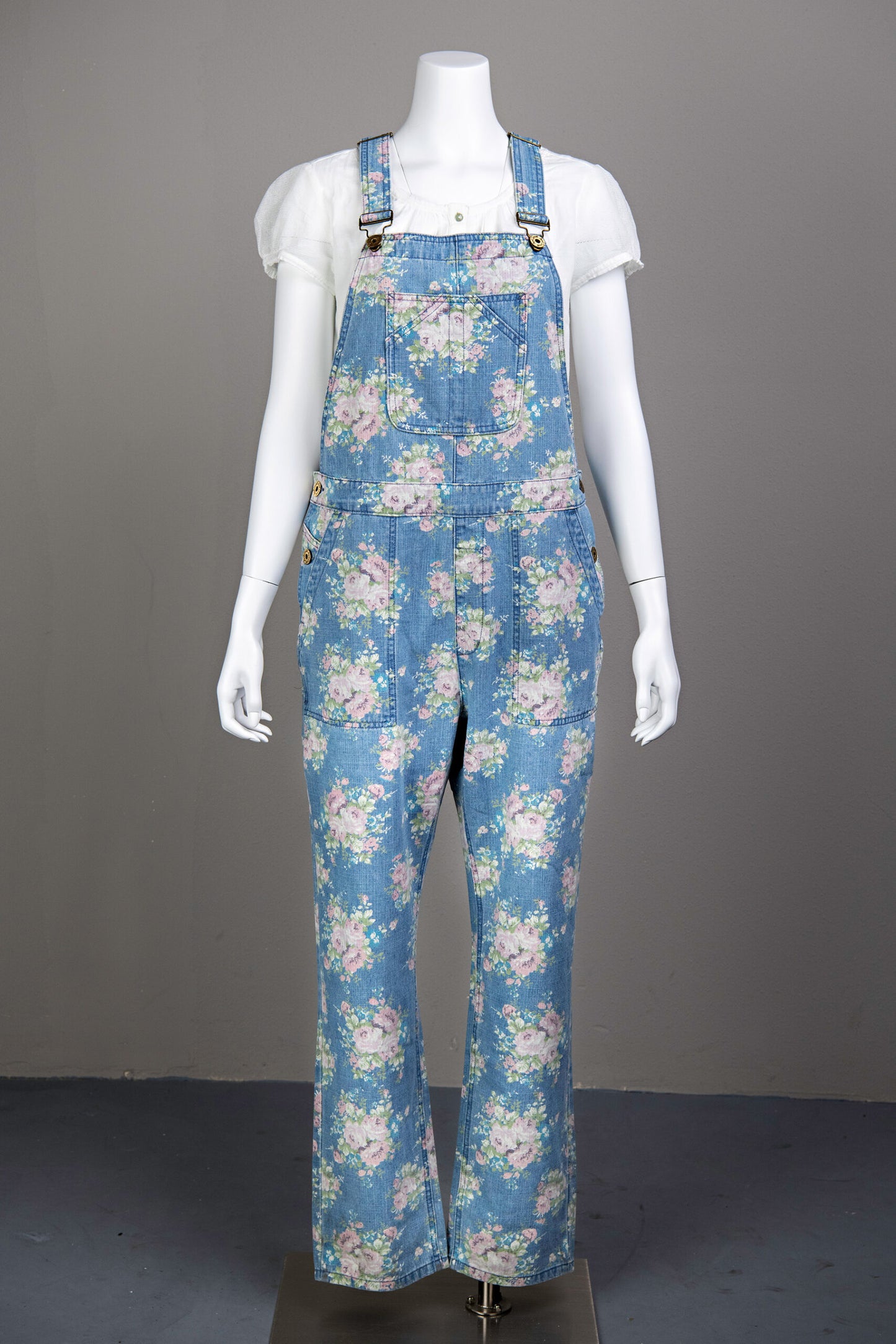 Cottage Denim Overalls (Ankle length)