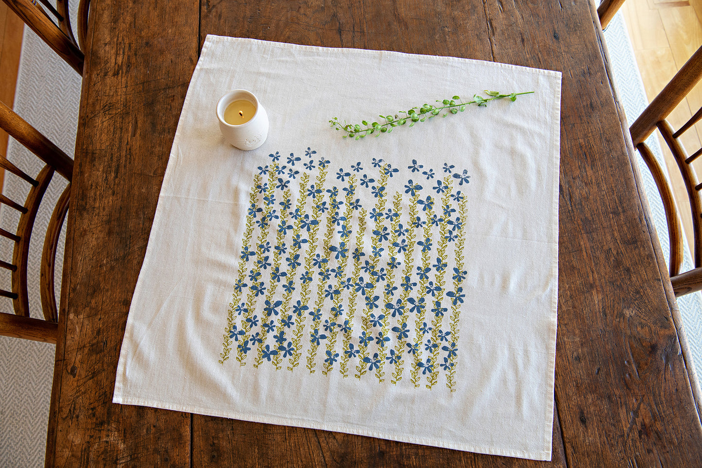 A Budding Romance Tea Towels, Set of 2