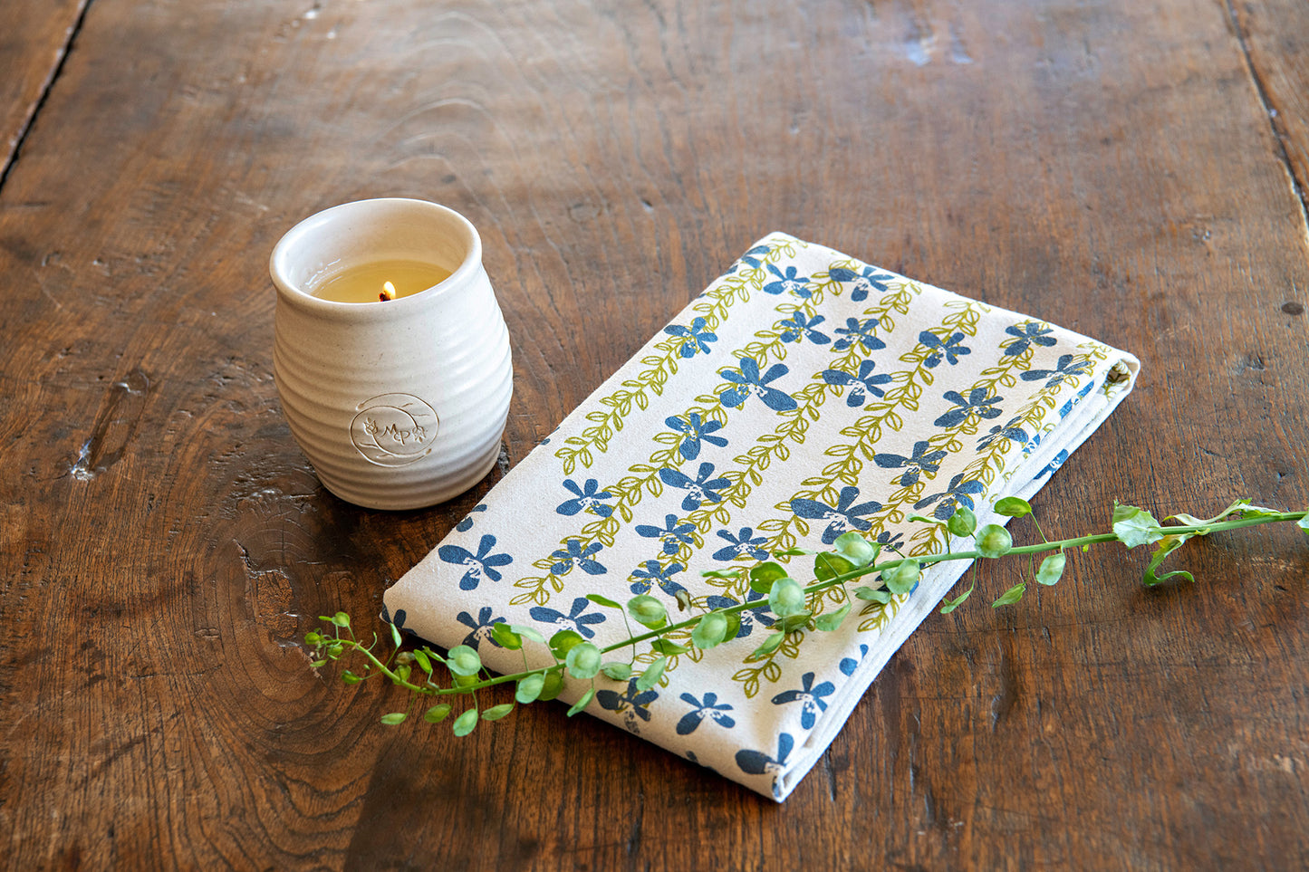 A Budding Romance Tea Towels, Set of 2