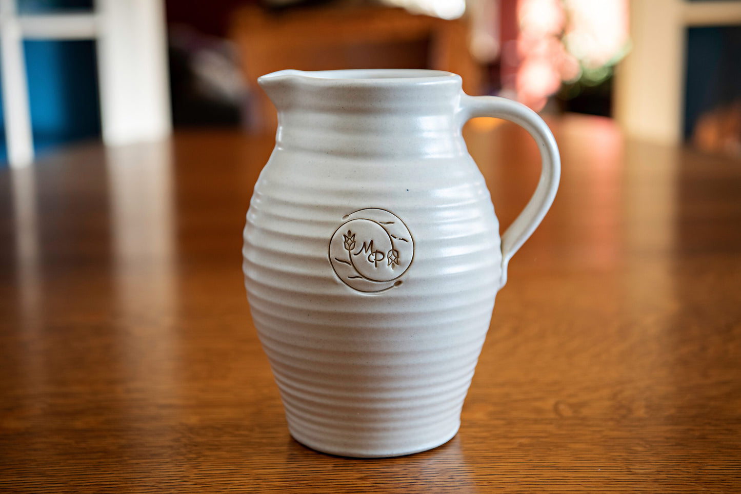 Modern Prairie Signature Impression Carafe in Prairie Linen