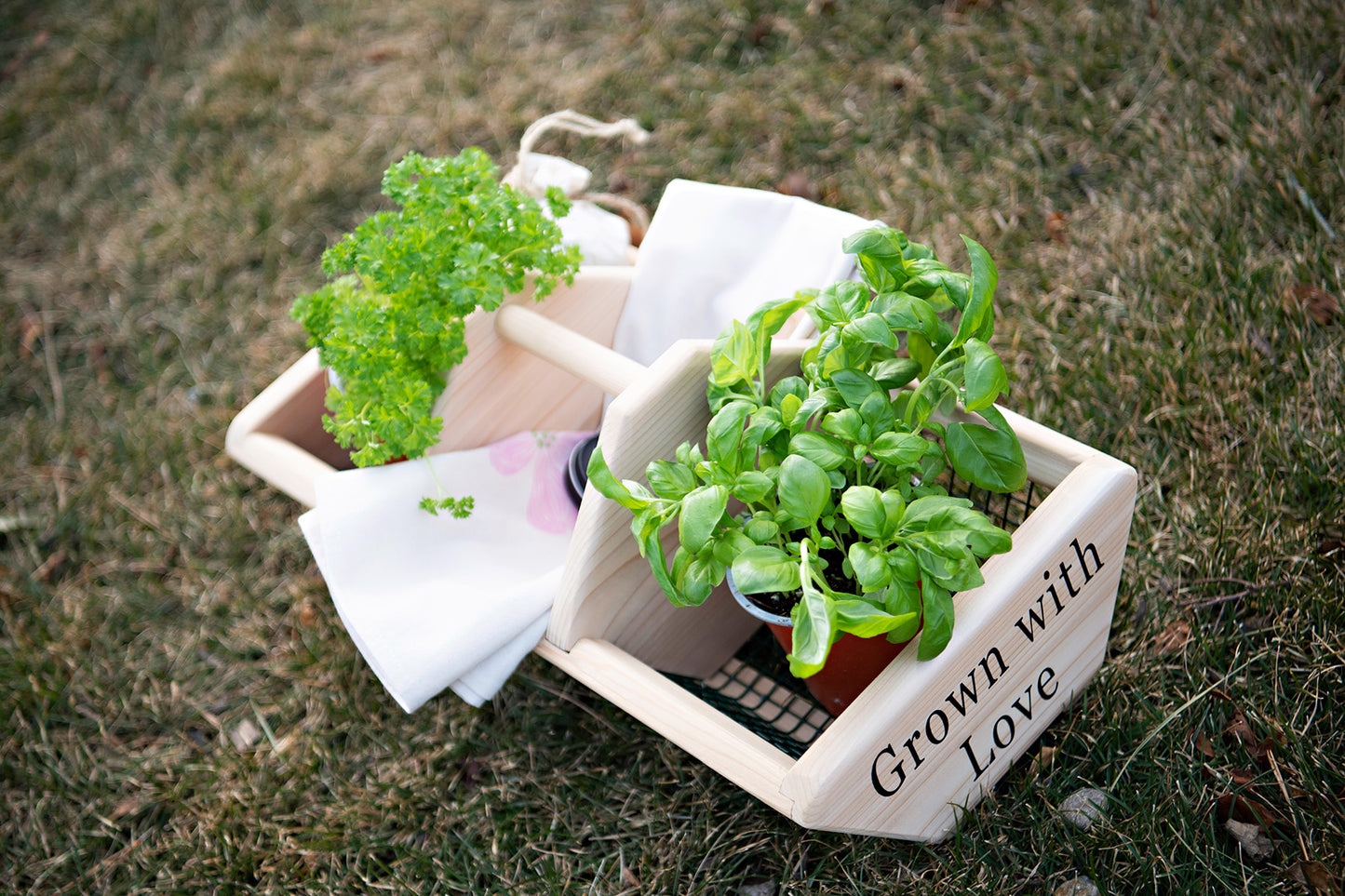 Grown With Love Garden Basket