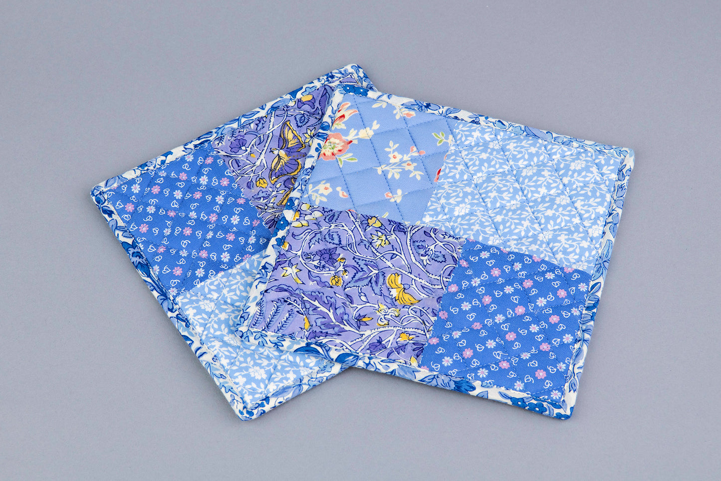 Prairie Patchwork Potholders, Set of 2