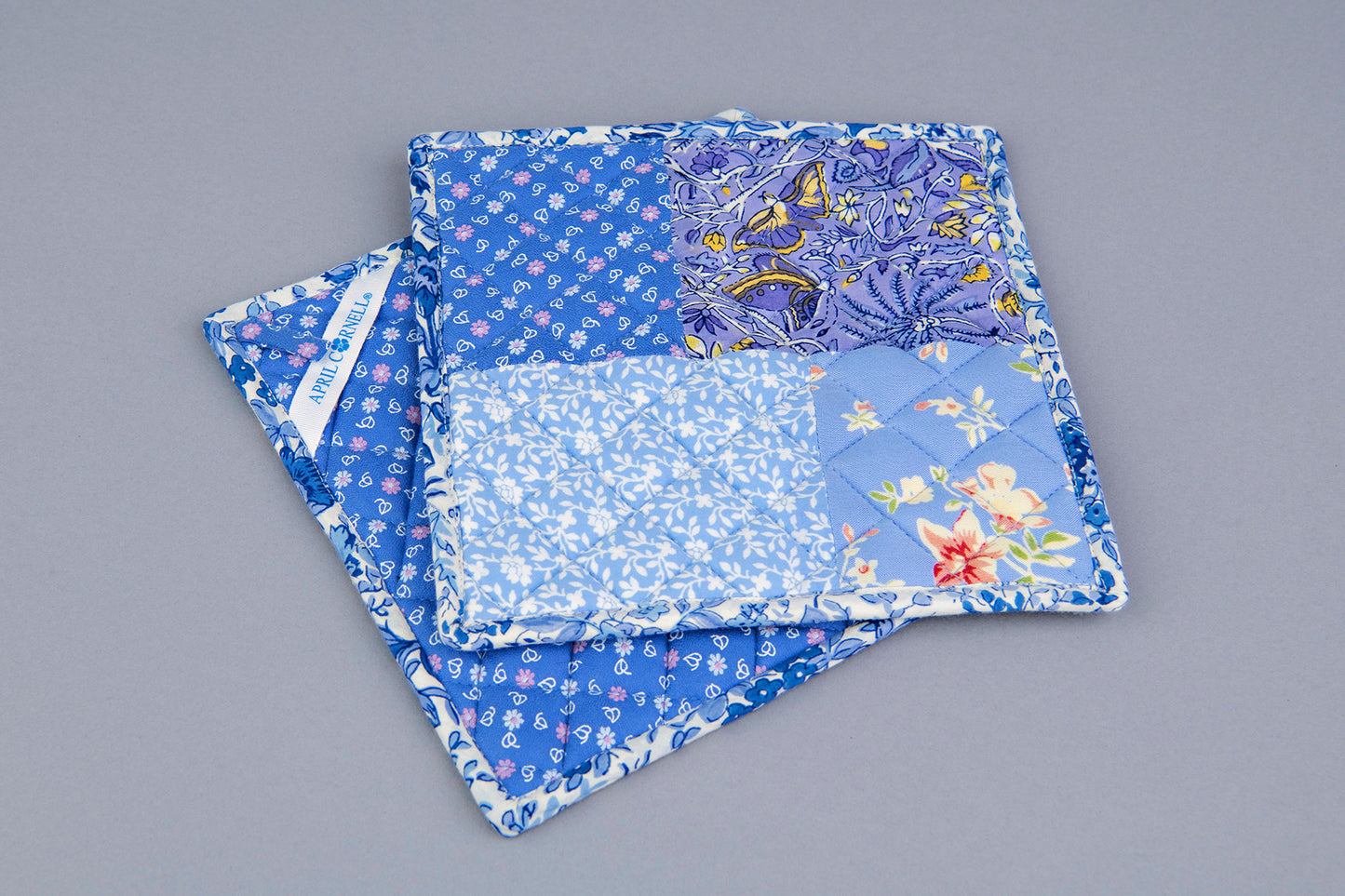 Prairie Patchwork Potholders, Set of 2