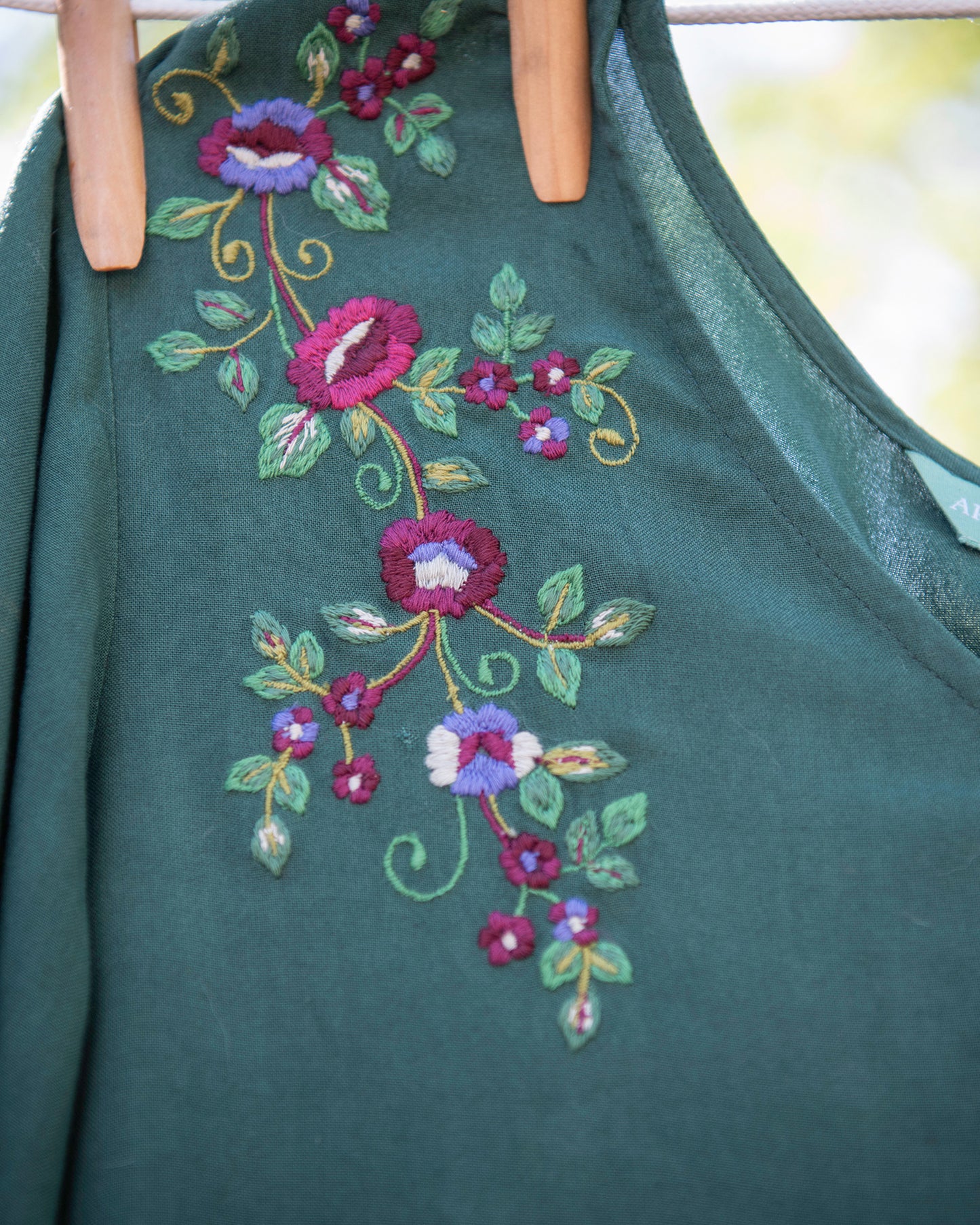 ORCHARD Dress in Emerald
