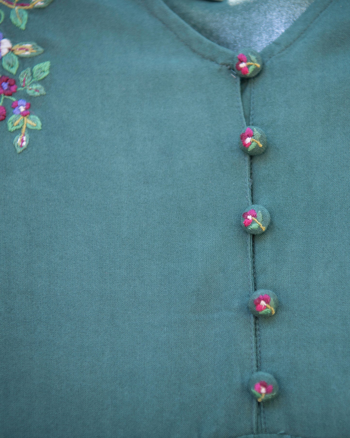 ORCHARD Dress in Emerald