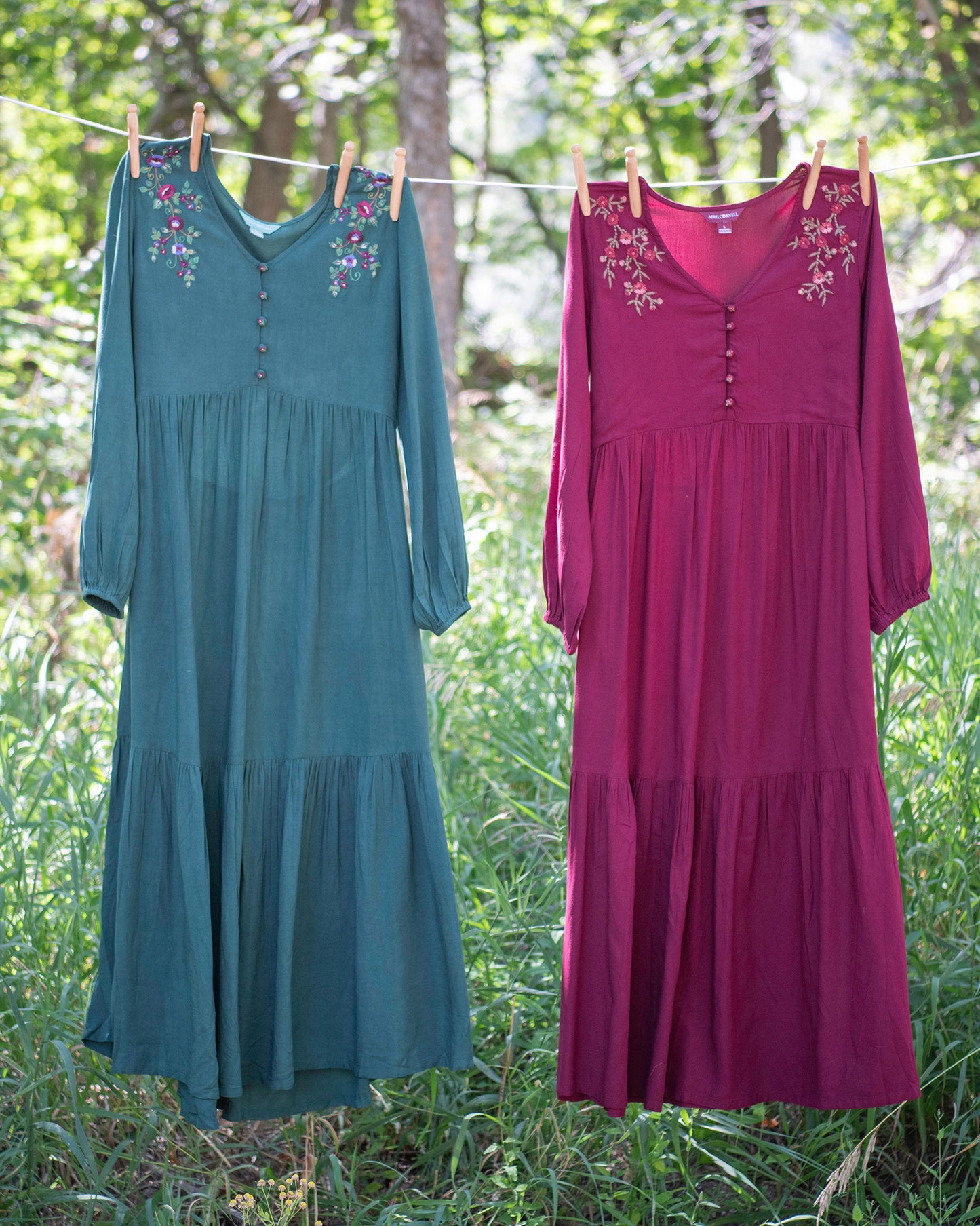 ORCHARD Dress in Emerald