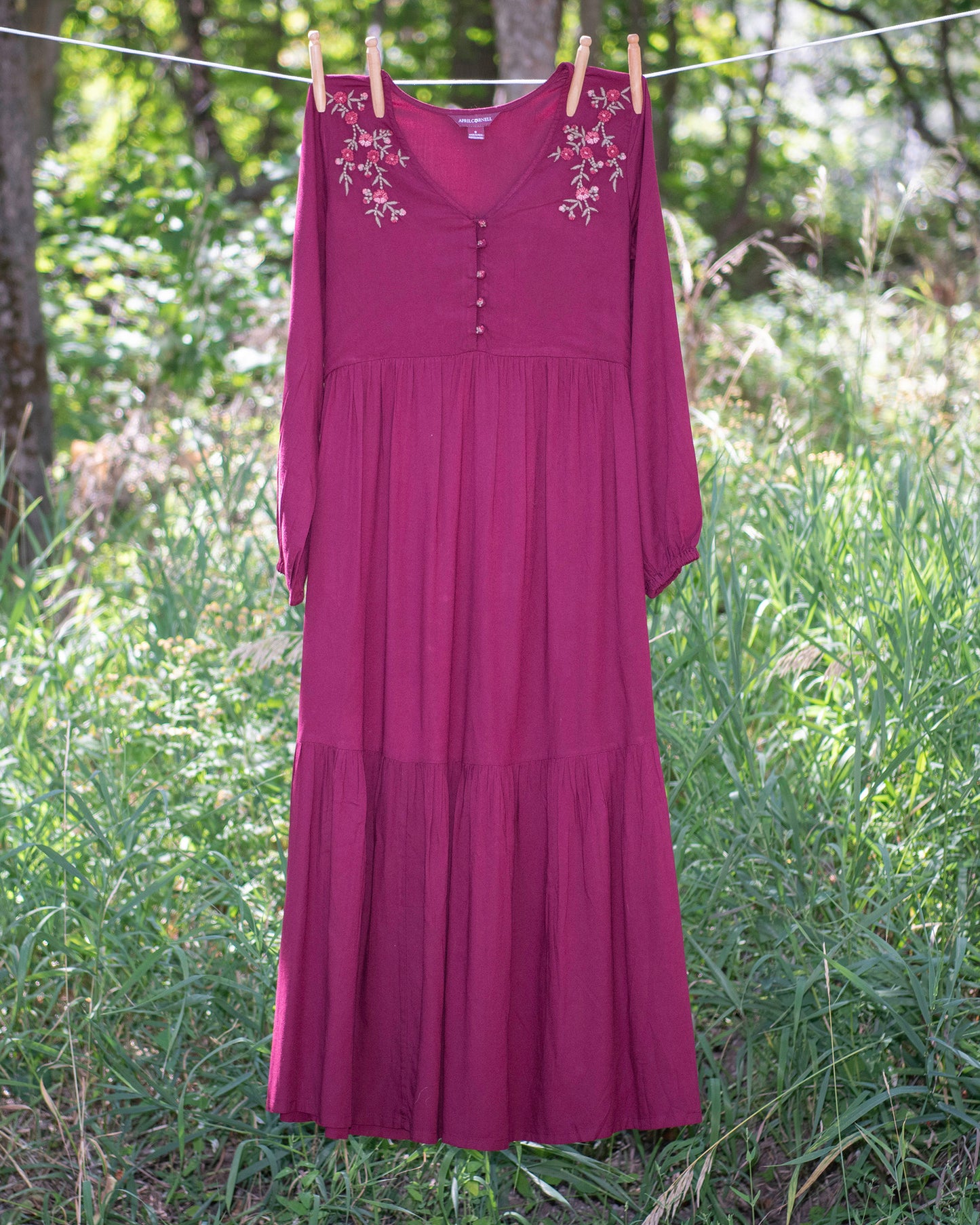 ORCHARD Dress in Plum
