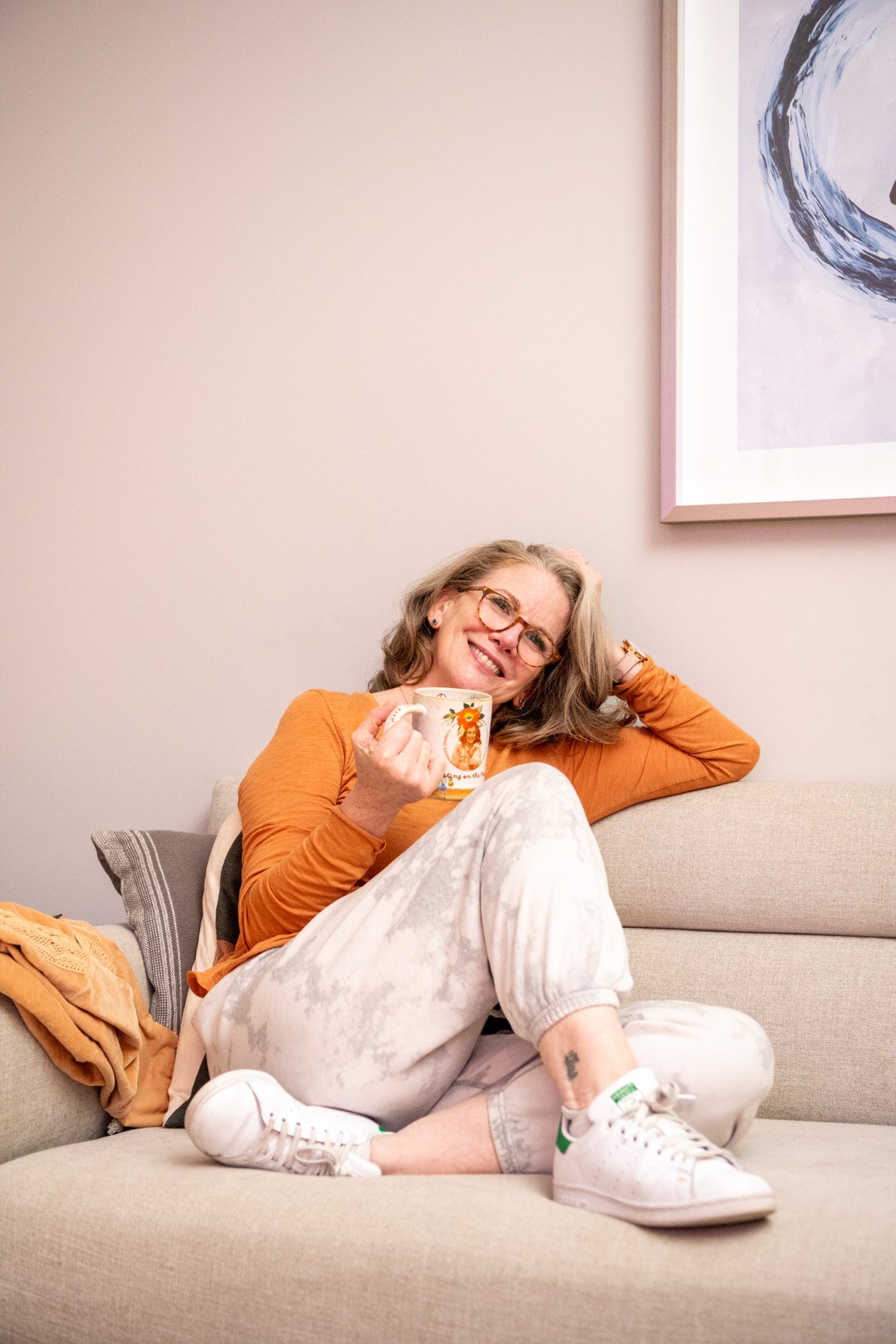 Nesting On the Prairie - An Autumn Morning with Melissa Mug