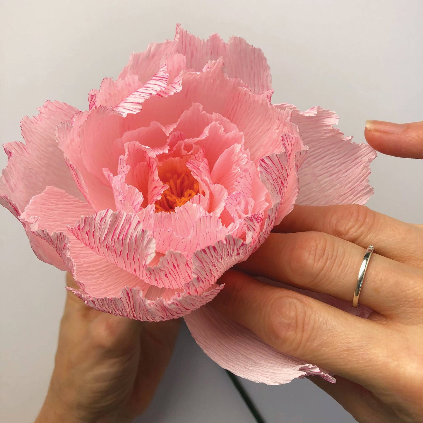 Paper Flower Kit in Peony — Beginner Friendly