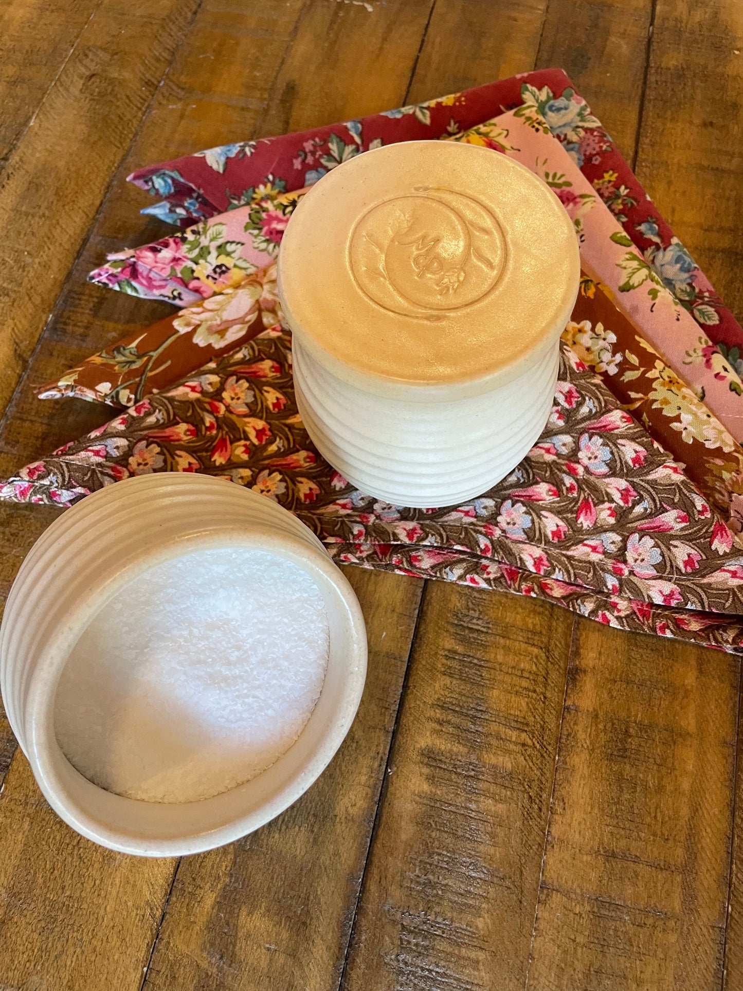 Prairie Linen Salt Cellar