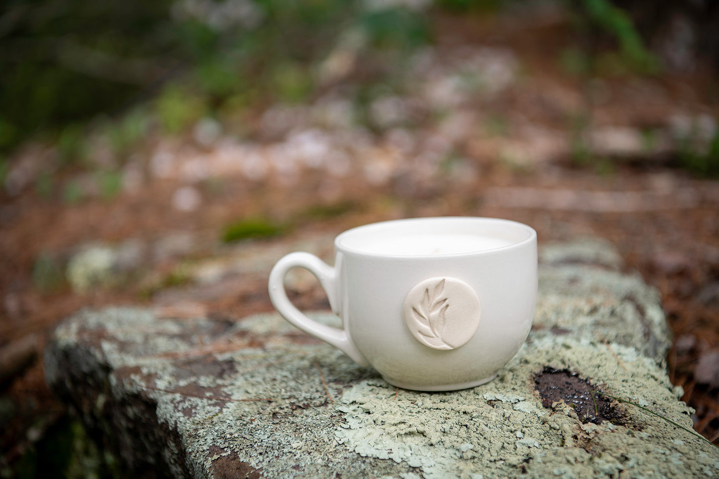 Olive Embrace Candle Mug, Sea Salt Scent