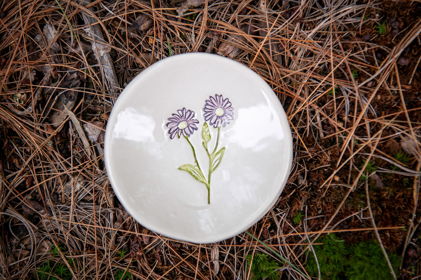 Birth Flower Keepsake Dishes