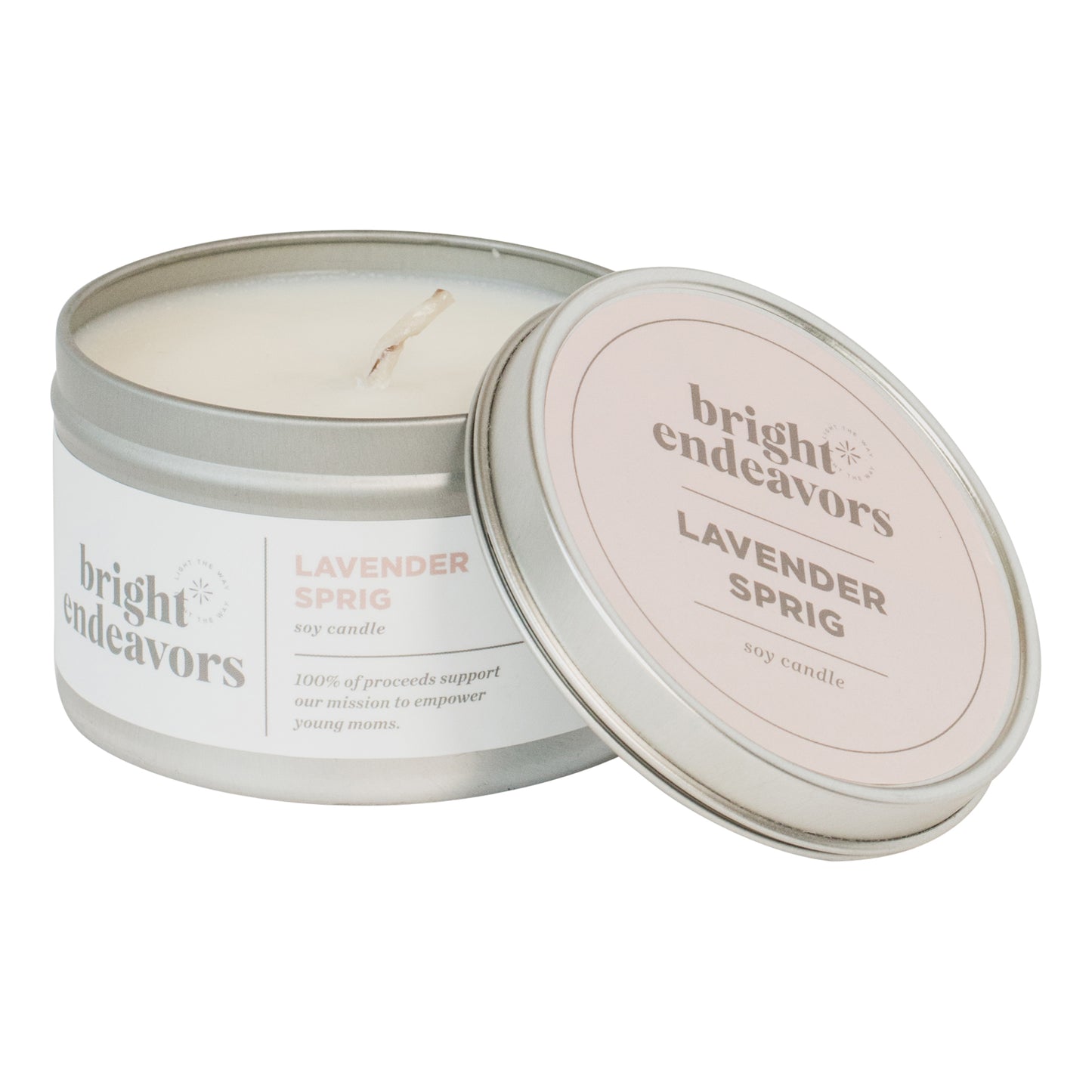 Lavender Sprig Candle, 8 oz.