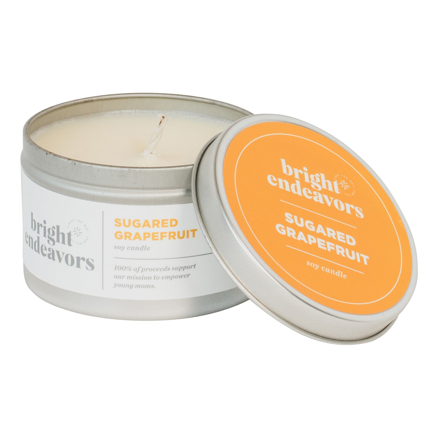Sugared Grapefruit Candle, 8oz.