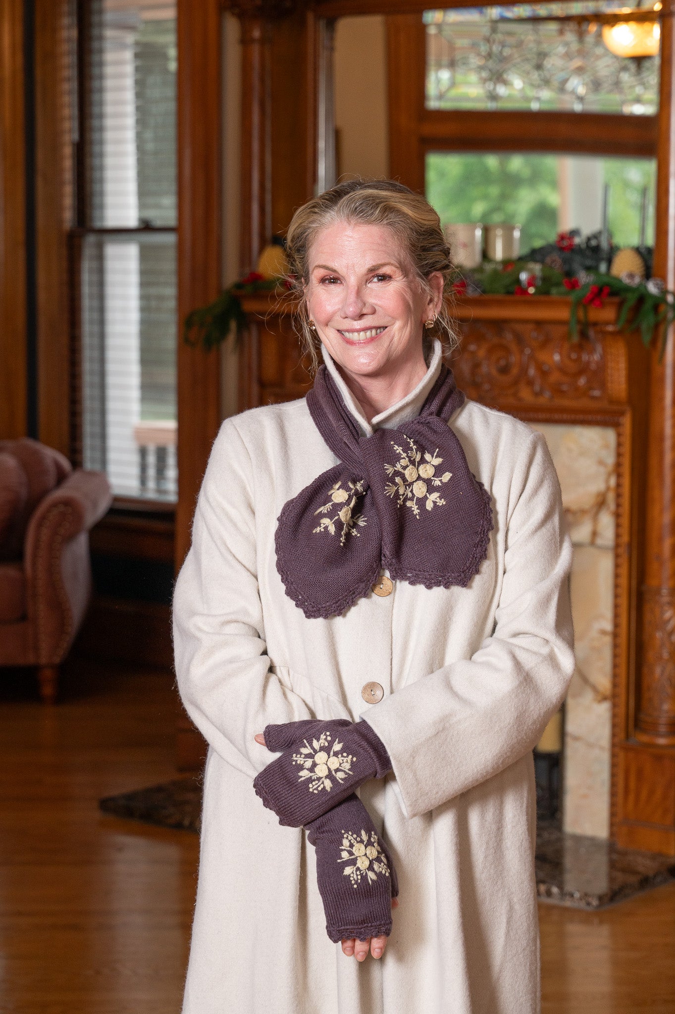 Belle Scarf in Amethyst