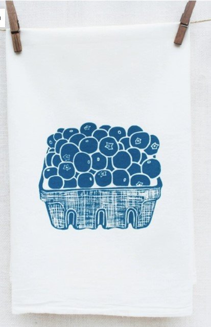 Blueberry Kitchen Towel