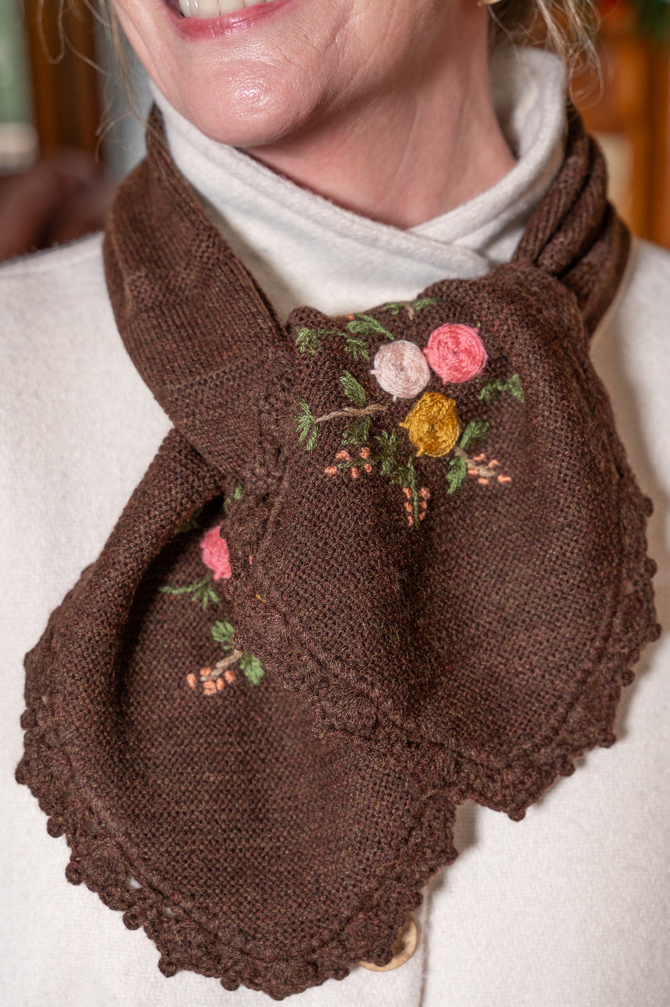 Belle Scarf in Brown