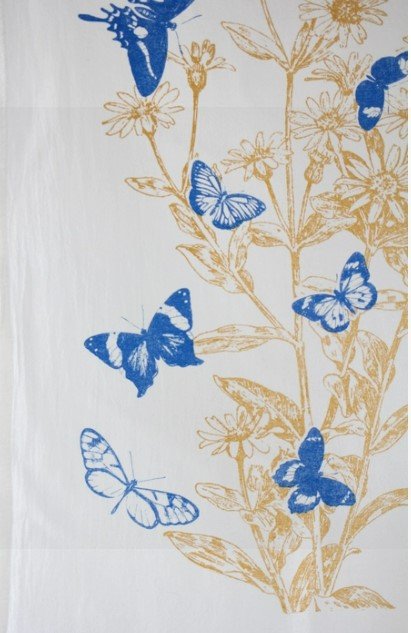 Butterfly & Wildflower Tea Towel