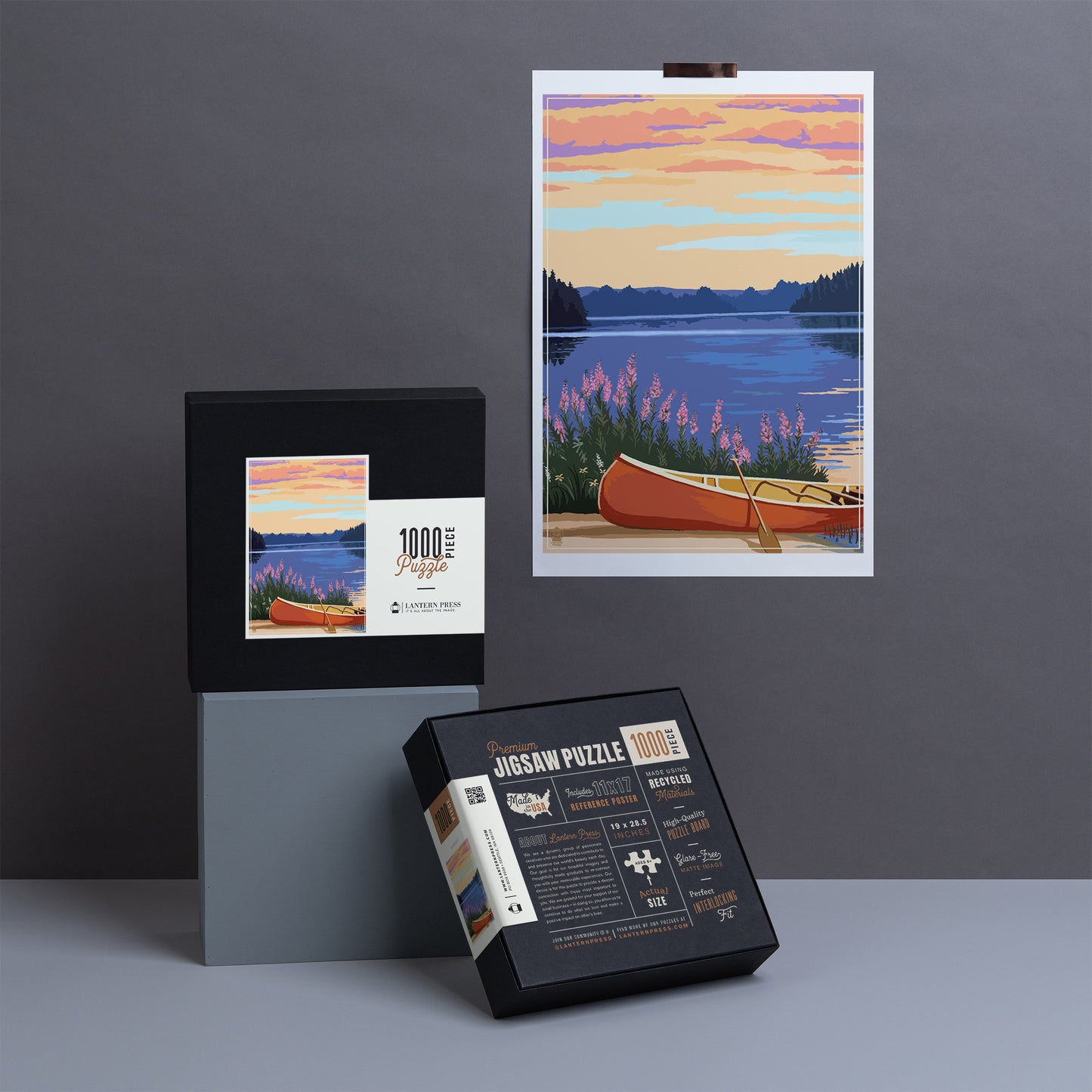 Scenic Morning by the Lake Jigsaw Puzzle