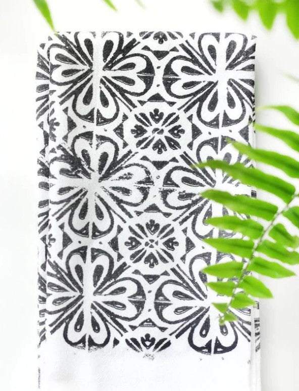 Farmhouse Tile Tea Towel