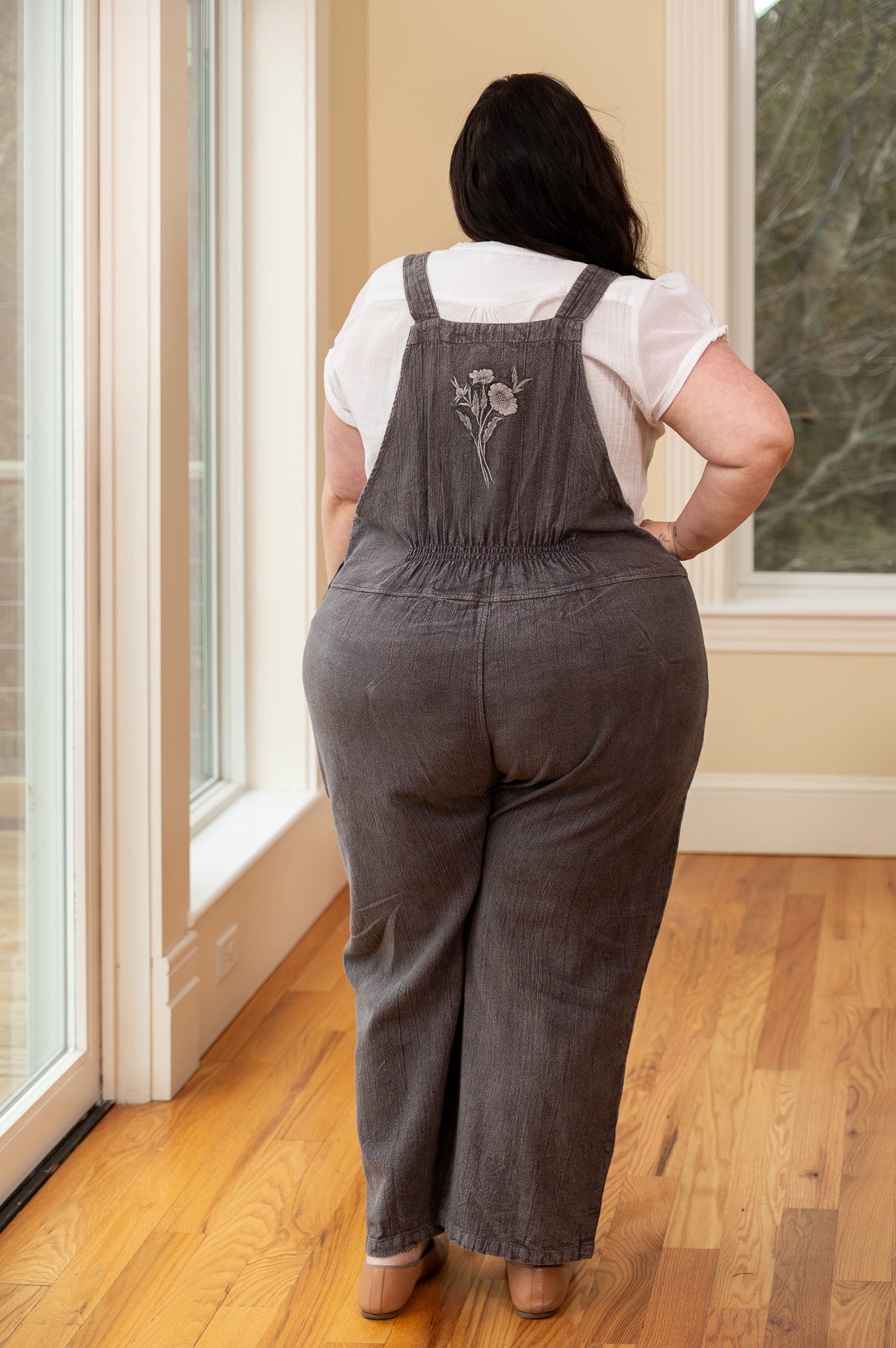 Hannah Jumpsuit in Charcoal