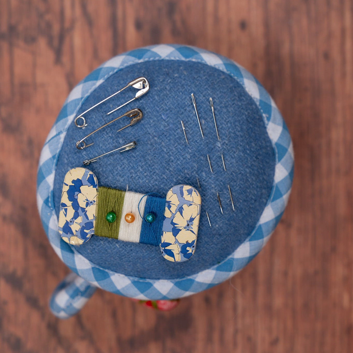 Strawberry Magic Teacup Pincushion Set