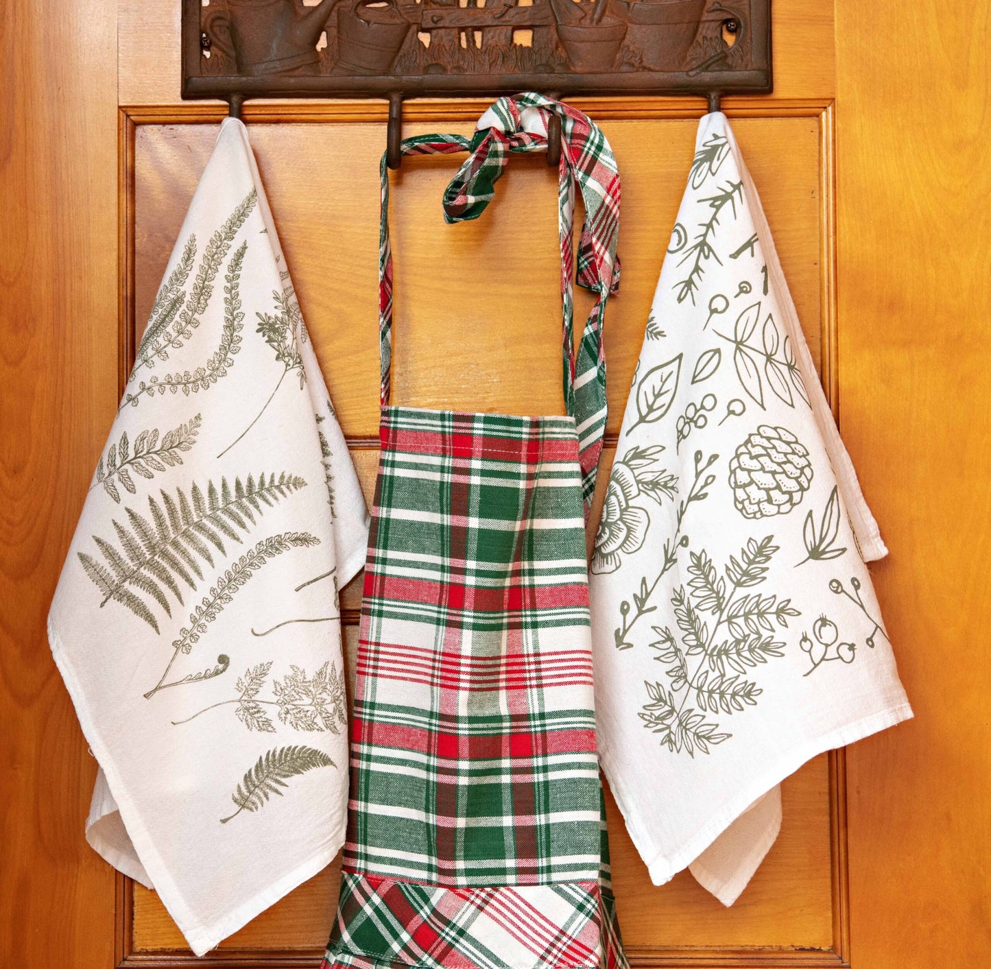 Fresh Evergreens Tea Towel