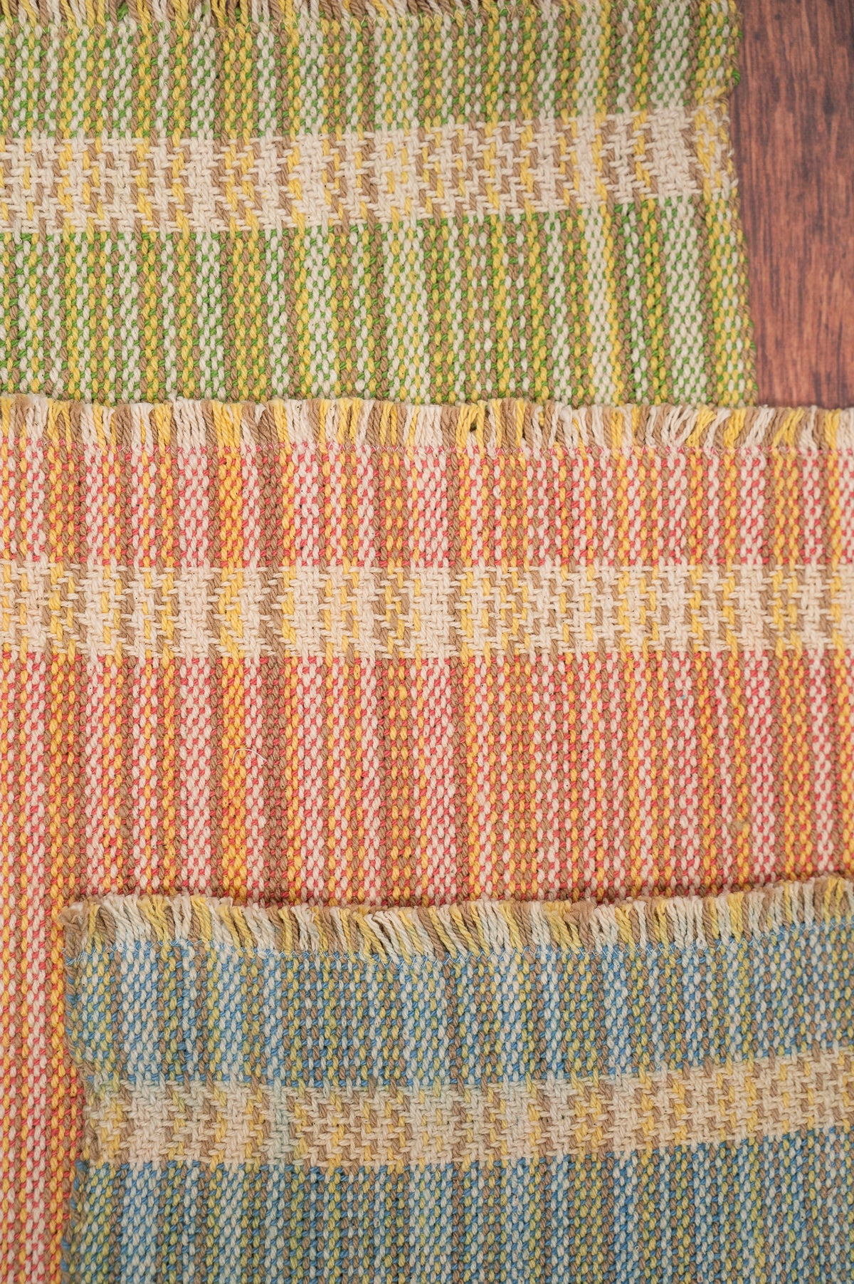 Homespun Kitchen Hand Towels, Set of 3