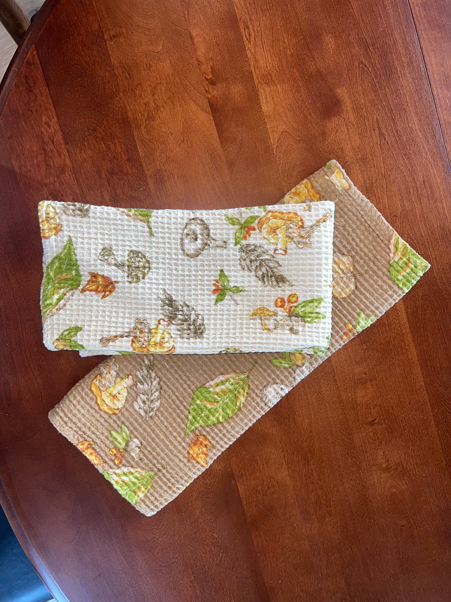 Mushroom Tea Towels, Set of 2