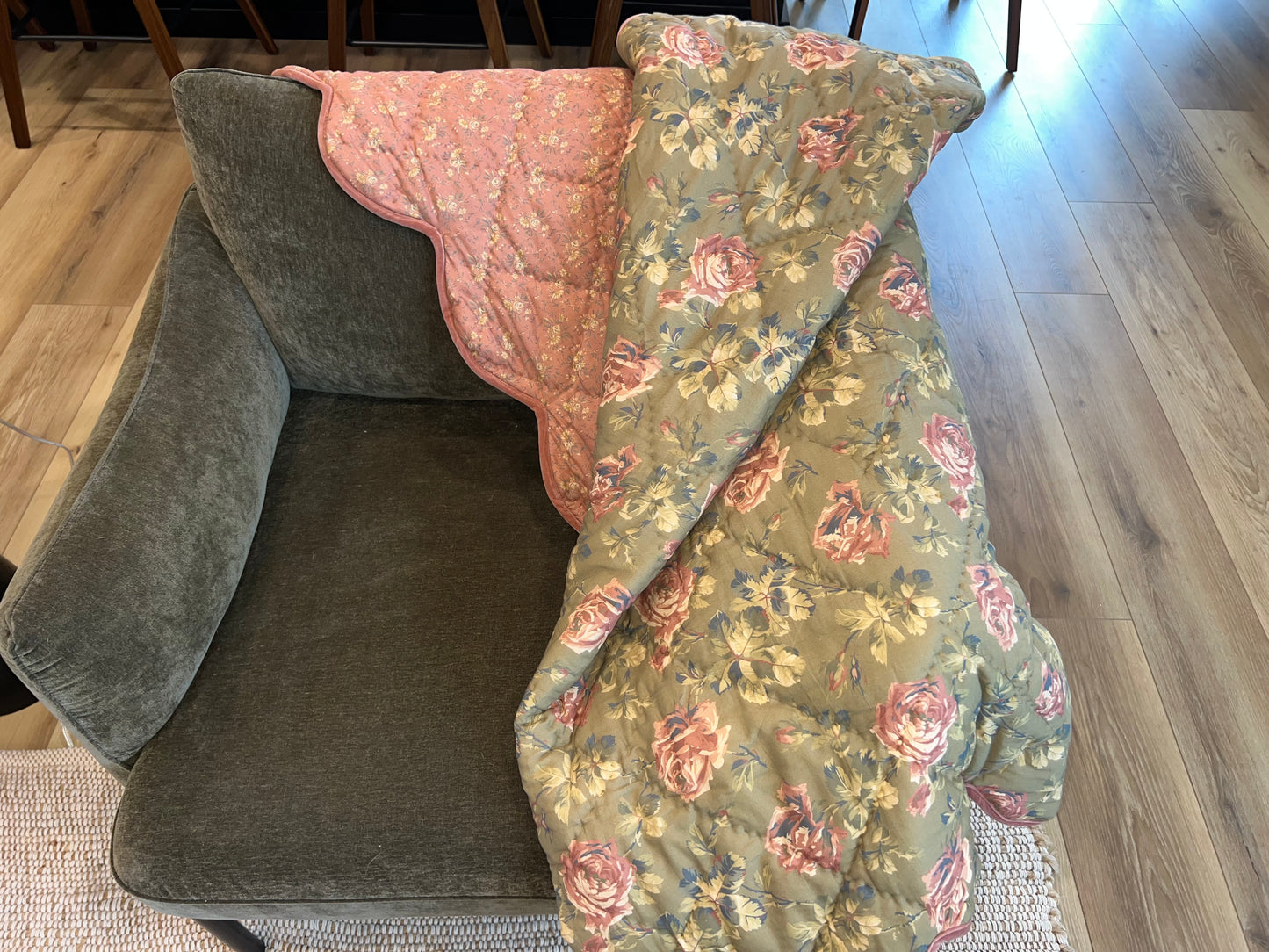Vintage Rose Throw