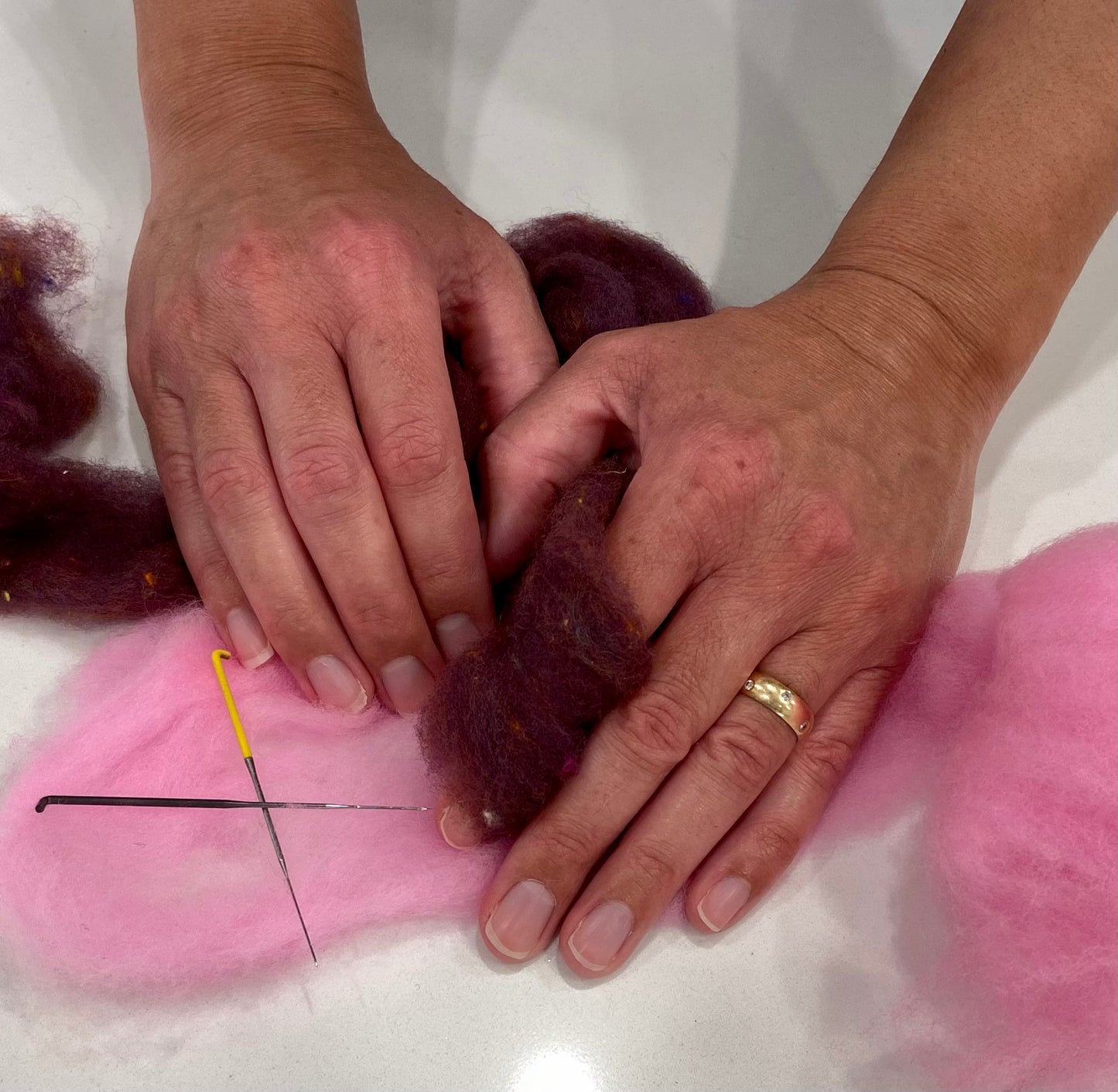 Life's 'Pin' Good Custom Felted Pin Cushion in Pink