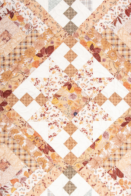 Evening on the Prairie, Laura's Log Cabin Quilt Kit