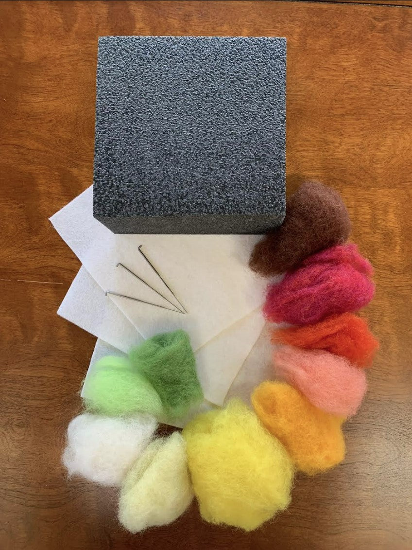 Take A Poke At Fruits - Apple & Pear Needle Felting Kit