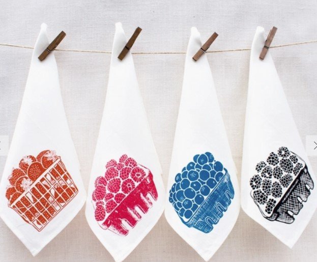 Berry Happy Napkins, Set of 4
