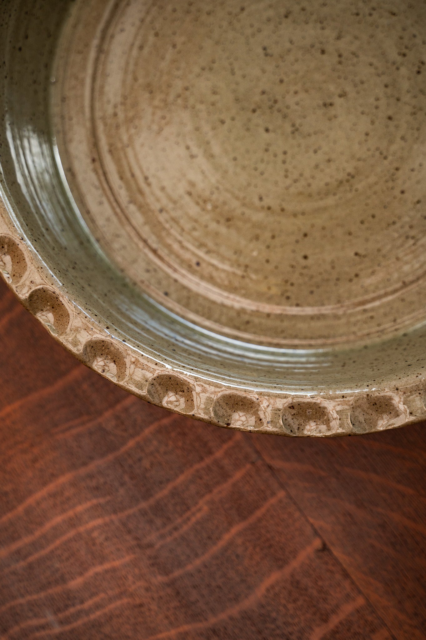 Mocha Glaze Deep Dish Round Baker