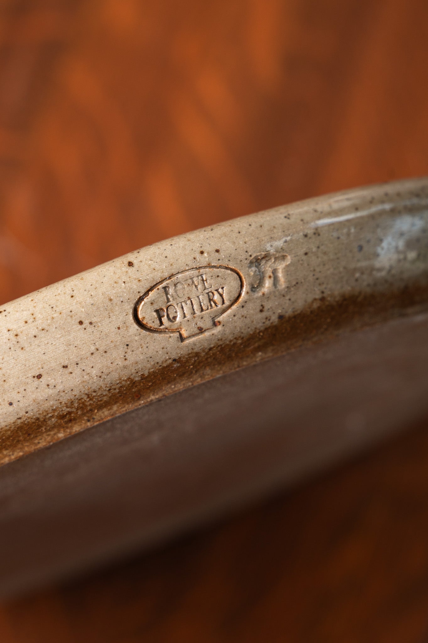 Mocha Ridges Everyday Plate