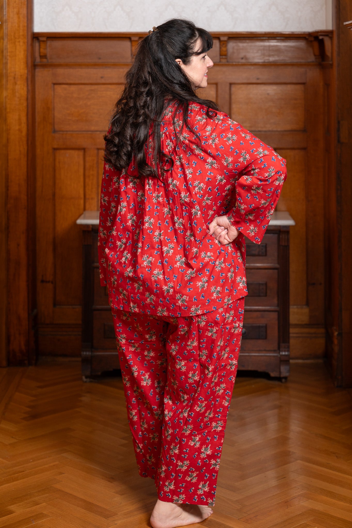 Dancing Reindeer Pajama Set