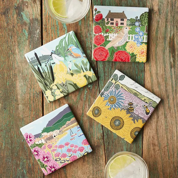 Summer Loving Coasters, Set of 4