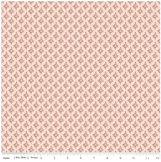 Daybreak on the Prairie Peach Geo, Fabric by the Yard