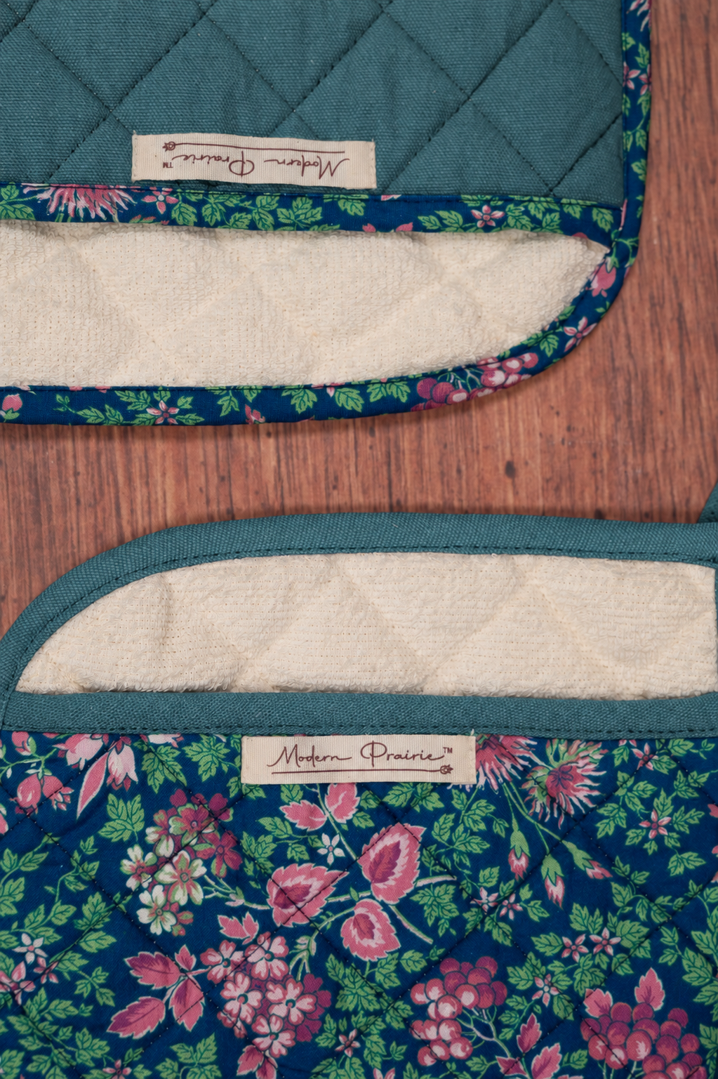 Prairie Essentials Pocket Potholders in Forest, Set of 2
