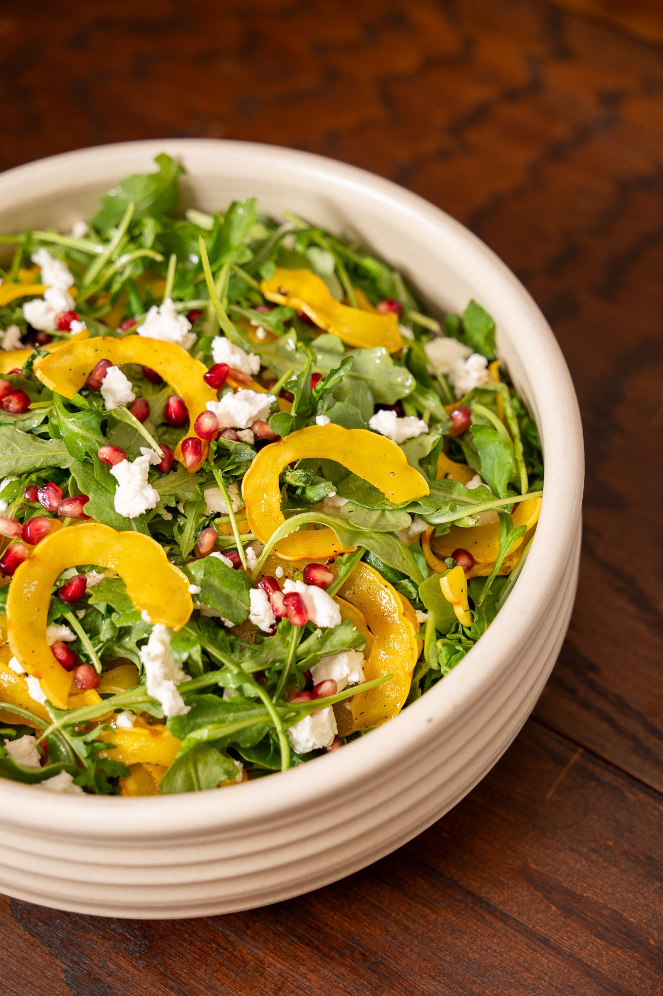 Prairie Linen Ridges Serving Bowl