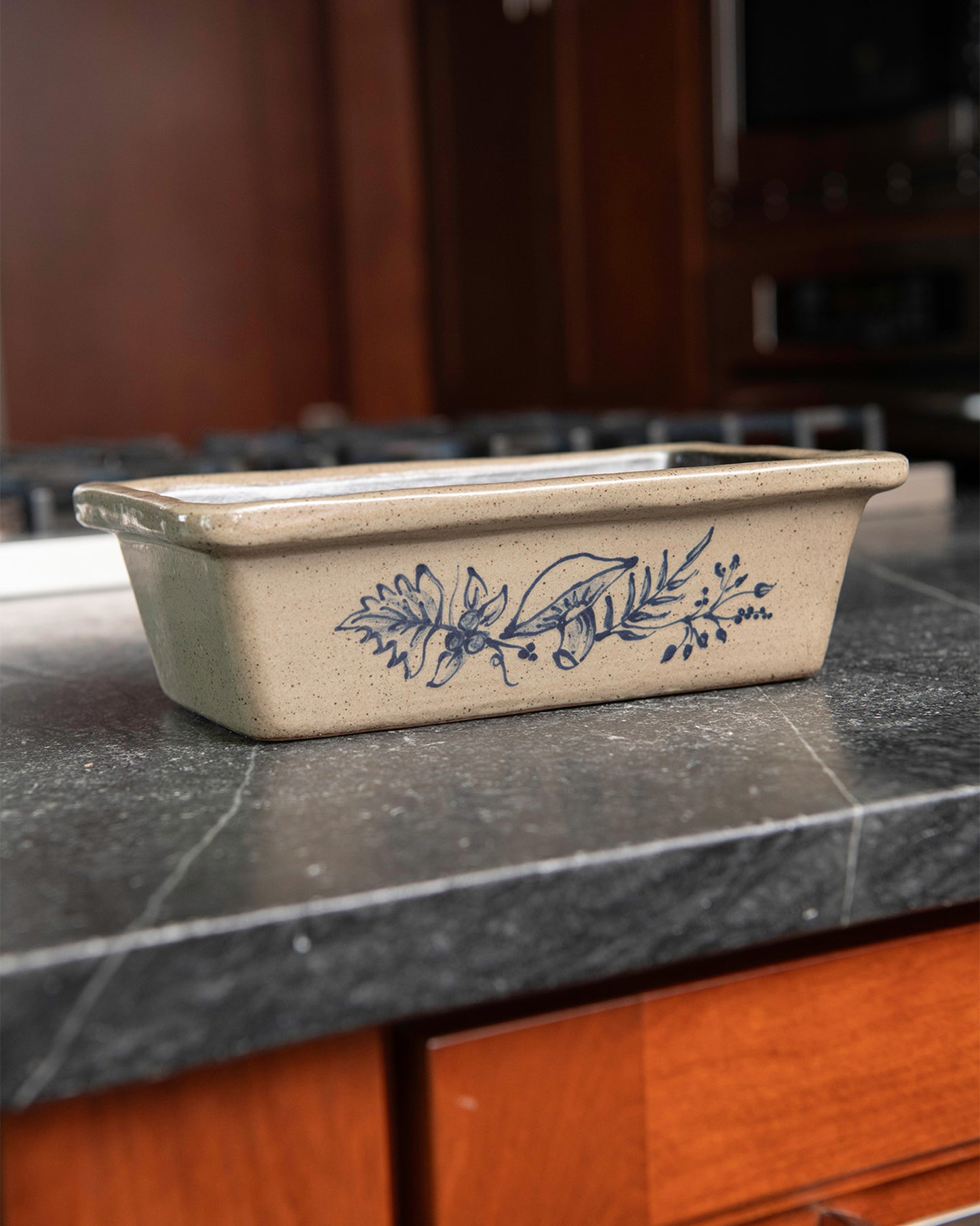 Fall Harvest Ceramic Loaf Pan