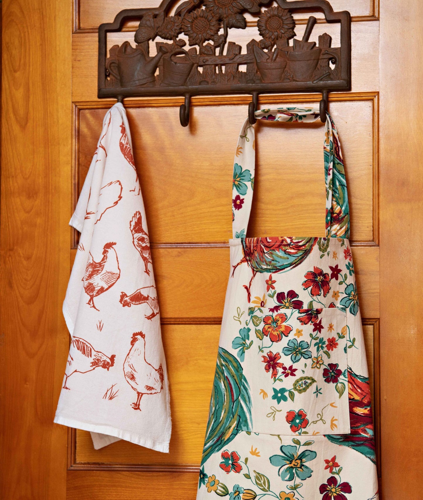 Free Range Chickens Tea Towel